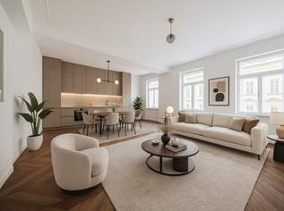 ERSTBEZUG beim Servitenviertel! Generalsanierter 3-Zimmer-Altbau mit Loggia, 959000 €, Immobilien-Wohnungen in 1090 Alsergrund