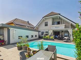 Familienidylle mit moderner Energietechnik, Pool und traumhaftem Garten in Pottendorf, 690000 €, Immobilien-Häuser in 2486 Katastralgemeinde Pottendorf Familienidylle mit moderner Energietechnik, Pool und traumhaftem Garten in Pottendorf, 690000 €, Immobilien-Häuser in 2486 Katastralgemeinde Pottendorf