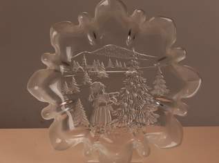 Weihnachts Glasschale 34,5cm Weihnachts Glasschale 34,5cm