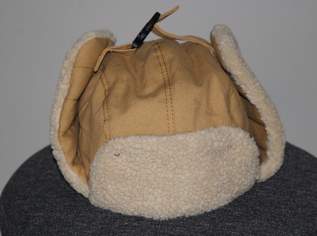 Warme Mütze mit Teddyfutter, Gr. 56-58