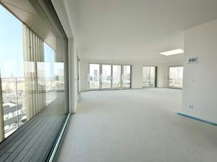 Ganz oben mit Traumblick über Wien: Penthouse mit außergewöhnlicher Architektur: Provisionsfrei direkt beim Hauptbahnhof, 1200000 €, Immobilien-Wohnungen in 1100 Favoriten