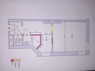 Gemeindewohnung 1 Zimmer 37 m² in Wien Favoriten, 342 €, Immobilien-Wohnungen in 1100 Favoriten