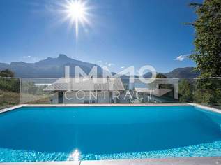 Einfamilienvilla mit Privatpool & Garten - SEE.LEBEN Mondsee, 2176000 €, Immobilien-Häuser in 5310 Innerschwand am Mondsee