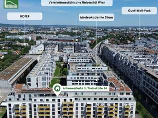 Ruhig und dennoch zentral! Top Anbindung an die U Bahn Kagran. Hochwertige Neubau-Erstbezugswohnungen! - JETZT ZUSCHLAGEN, 337500.82 €, Immobilien-Wohnungen in 1220 Donaustadt