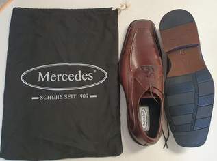 Herrenschnürschuhe Marke MERCEDES, Gr. 43 (9), braunes Leder, ungetragen!, 35 €, Kleidung & Schmuck-Herrenkleidung in 5020 Salzburg