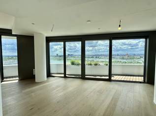 Den schönsten Ausblick auf Stephansdom, Prater & Neue Donau: Doorman, Gym, Pool, Wellness - LUXUS WOHNEN, 2300 €, Immobilien-Wohnungen in 1220 Donaustadt