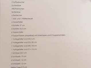 73teiliges Geschirr Retsch Bavaria Porzellan Germany