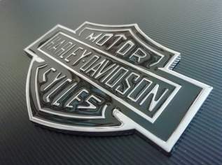 Aufkleber 3D aus Metall Harley Davidson BundS 10,7 x 7,6cm Aufkleber 3D aus Metall Harley Davidson BundS 10,7 x 7,6cm