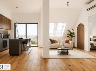 Leben mit Freiraum – Dachgeschosswohnung mit sonniger Terrasse & edler Ausstattung, 465000 €, Immobilien-Wohnungen in 1160 Ottakring