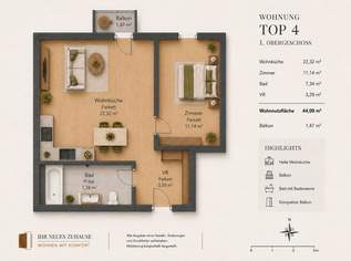 kompakte 2 Zimmer umgeben von viel Grün - GREEN LIVING KHEKGASSE, 285000 €, Immobilien-Wohnungen in 1230 Liesing kompakte 2 Zimmer umgeben von viel Grün - GREEN LIVING KHEKGASSE, 285000 €, Immobilien-Wohnungen in 1230 Liesing