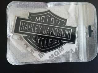 Aufkleber 3D aus Metall Harley Davidson BundS 10,7 x 7,6cm