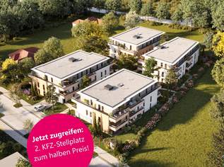 Jetzt zugreifen: Zweiter KFZ-Stellplatz zum halben Preis!, 430563 €, Immobilien-Wohnungen in Niederösterreich