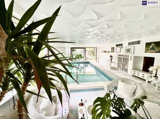 **Exklusive Landhausvilla in Pötzleinsdorf** ++ eigener Pool ++ Sauna ++ Fitnessraum ++ großer blühender Garten ++ Garage ++ Terrasse ++ direkt beim Pötzleinsdorfer Schlosspark ++, 2190000 €, Immobilien-Häuser in 1180 Währing