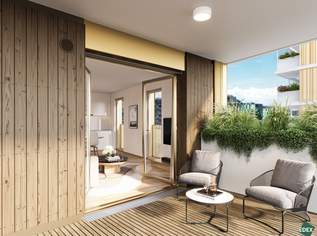 VILLAGE IM DRITTEN | Traumhafte 3-Zimmer Erstbezugswohnung mit Balkon/Loggia, 605000 €, Immobilien-Wohnungen in 1030 Landstraße