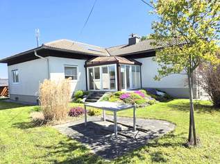 Gepflegter, bezugsfertiger 6-Zimmer-Bungalow auf 874 m² ebenem Grund, 380000 €, Immobilien-Häuser in 4522 Sierning