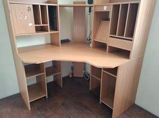 Eckschreibtisch mit integriertem Aufsatz, 35 €, Haus, Bau, Garten-Möbel & Sanitär in 2483 Gemeinde Ebreichsdorf