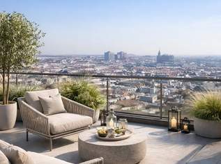 Luxus Pur | DG-Ausbaus beim Schlosspark Schönbrunn | Wienblick | privater Liftausstieg, 1099000 €, Immobilien-Wohnungen in 1120 Meidling