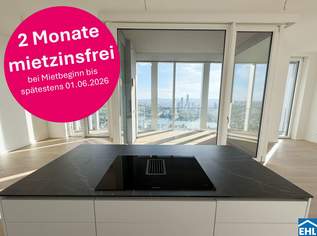 Erstbezug – 3-Zi.-Wohnung mit Rooftop Pool & Sauna, 3390 €, Immobilien-Wohnungen in 1210 Floridsdorf