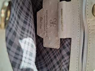 Damenhandtasche aus echtem Straussenleder Damenhandtasche aus echtem Straussenleder