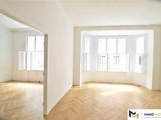 Großzügiger Wiener Altbau mit Erker – 146 m², 4 Zimmer nahe Mariahilfer Straße, 2544.3 €, Immobilien-Wohnungen in 1060 Mariahilf