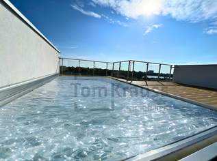 LUXUS - LOFT- PENTHOUSE - MIT POOL - SKYLINE UND WASSERBLICK, 2899000 €, Immobilien-Wohnungen in 1220 Donaustadt
