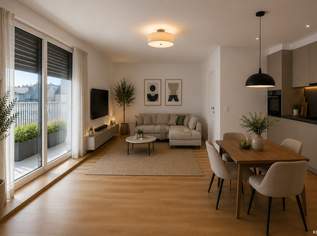 HOCH HINAUS >> Vorsorgewohnung im 1. Dachgeschoss mit Terrasse >> klimatisierter 2-Zimmer Wohntraum mit Top Anbindung, 365600 €, Immobilien-Wohnungen in 1210 Floridsdorf