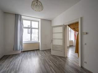 **Hannovermarkt** Renovation Opportunity: 3-Room Period Apartment with Approved Balcony – Airbnb Suitable, 268900 €, Immobilien-Wohnungen in 1200 Brigittenau