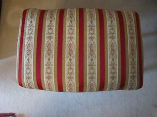 Vintage Stilhocker - Holz / Stoffbezug Vintage Stilhocker - Holz / Stoffbezug