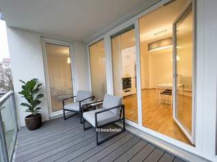 Rembrandtstraße: teilmöblierte 2 Zimmer mit Loggia (ab 01.08.2026) nahe Augarten / Taborstraße!, 1348 €, Immobilien-Wohnungen in 1020 Leopoldstadt