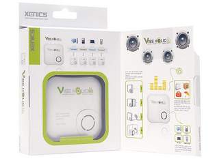 VIBEHOLIC Portabler Vibrations Lautsprecher 001, Weiss, USB, 3,5mm Anschluß, 5 €, Marktplatz-Kameras & TV & Multimedia in 1230 Liesing