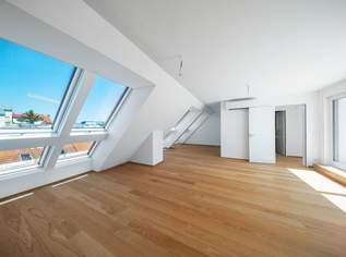 THE TEMPTATION - Dachgeschoss-Maisonette mit Terrasse & Balkon | 21 m², 4 Zimmer, 1378100 €, Immobilien-Wohnungen in 1180 Währing