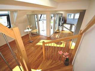 Erstbezug! Offenes und lichtdurchflutetes Wohnerlebnis mit einzigartigem Blick über die ganze Stadt! 117m2 Dachgeschoss Nähe Hauptbahnhof und U1!, 679000 €, Immobilien-Wohnungen in 1100 Favoriten