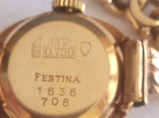 Festina 18 Karat massives Gold, 1960