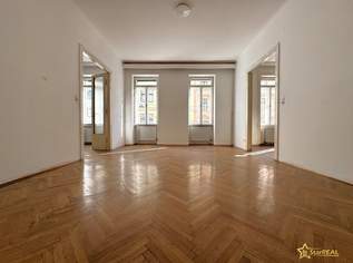 ROHDIAMANT IN TOPLAGE! U6 DIREKT. SANIERUNGSBEDÜRFTIGE 3,5 ZIMMER. FISCHGRÄTPARKETT., 499000 €, Immobilien-Wohnungen in 1080 Josefstadt