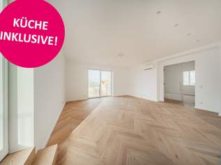 Exklusives Dachgeschossjuwel nahe Alois-Drasche-Park – Erstbezug mit großzügiger Terrasse! - jetzt inklusive Küche!, 1390000 €, Immobilien-Wohnungen in 1040 Wieden