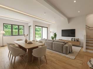 ERSTBEZUG | Wohnen am Fluss | Garten | Terrasse | Panoramablick, 489000 €, Immobilien-Häuser in 2490 Ebenfurth