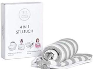 4 in 1 Stilltuch/ Stillschal, , ideal für Unterwegs, inkl. Aufbewahrungsbeutel (grau) - OEKO-TEX zertifiziert, 20 €, Kindersachen-Sicherheit & Transport in 1220 Donaustadt