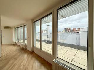Grandiose Dachgeschosswohnung mit 2 großen Terrassen und außergewöhnlichem Grundriss!, 1651.3 €, Immobilien-Wohnungen in 1090 Alsergrund