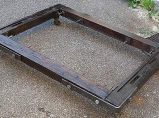 Transport-Schwerlastwagen 135 x 92 cm, Sonder-Einzel-Anfertigung, guter Zustand Transport-Schwerlastwagen 135 x 92 cm, Sonder-Einzel-Anfertigung, guter Zustand