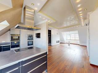 Penthouse mit 360° Weitblick – Exklusives Wohnerlebnis im 4. Bezirk auf zwei Ebenen (inkl. 2 Stellplätzen), 1490000 €, Immobilien-Wohnungen in 1040 Wieden