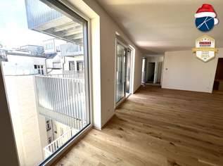 *Superprojekt: ''Über den Baumwipfeln" TOP 46 - 4 Zimmer mit ÜBERDACHTEM BALKON (17,5 m²), 2185 €, Immobilien-Wohnungen in 1100 Favoriten