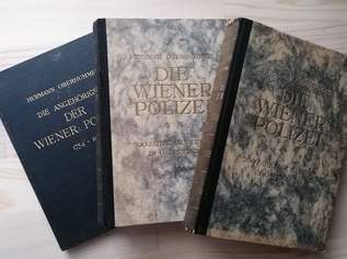 Die Wiener Polizei - 3 Bände, aus 1938, 35 €, Marktplatz-Antiquitäten, Sammlerobjekte & Kunst in 5082 Grödig