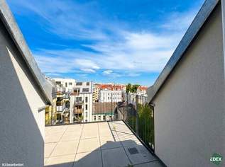 Dachgeschosswohnung mit 9,5 m² Terrasse | 2 Zimmer | U3 Kendlerstraße in 1 Gehminute, 999 €, Immobilien-Wohnungen in 1140 Penzing Dachgeschosswohnung mit 9,5 m² Terrasse | 2 Zimmer | U3 Kendlerstraße in 1 Gehminute, 999 €, Immobilien-Wohnungen in 1140 Penzing