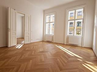 RUBENSGASSE, gepflegte 69 m2 Altbau, 2 Zimmer, Extraküche, Duschbad, Parketten, 1. Stock, WG-geeignet, 1149 €, Immobilien-Wohnungen in 1040 Wieden