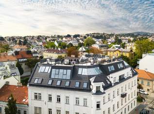 4-Zimmer Dachgeschosswohnung mit herausragender Dachterrasse und Blick auf den Schafberg | nahe dem Sternwartepark, 1599000 €, Immobilien-Wohnungen in 1180 Währing