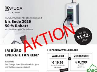 *AKTION BIS JAHRESENDE* GARAGENPLÄTZE MIT E-LADESTATION!!!, 96 €, Immobilien-Kleinobjekte & WGs in 1210 Floridsdorf