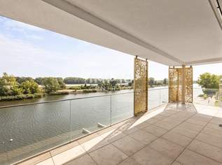1. Reihe am Wasser - 85m2 Balkon! YOUR PLACE TO BE - 365 Tage wie im Urlaub, 0 €, Immobilien-Wohnungen in 1190 Döbling