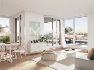 Lichtdurchflutete 2-Zimmer-Wohnung mit XXL-Terrasse! Provisionsfrei und in Ruhelage!, 389000 €, Immobilien-Wohnungen in 1230 Liesing