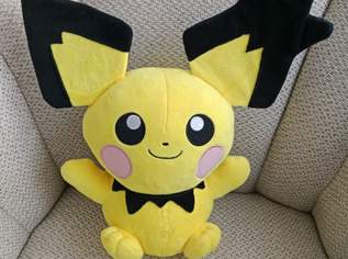 Pokemon Pichu, Kopf mit Körper ca 20cm. Mit Ohren 34cm, FIXPREIS 15€/NUR SELBSTABHOLUNG , 15 €, Kindersachen-Spielzeug in 1230 Liesing