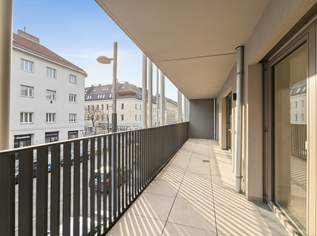Pauschalmiete inklusive Warmwasser, Heizung & Kühlung - Moderne 3-Zimmer-Wohnung mit großzügigem Balkon und stilvoller Ausstattung, 1499 €, Immobilien-Wohnungen in 1210 Floridsdorf